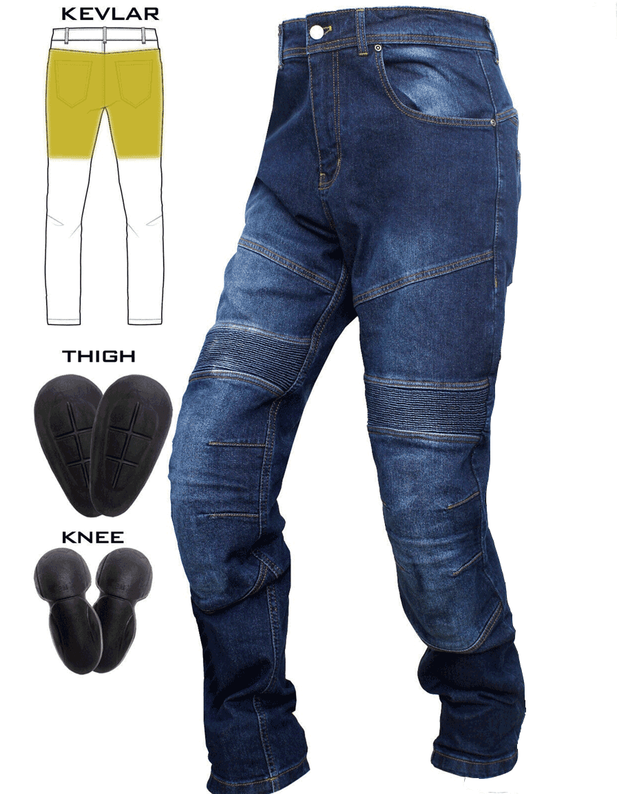 Armoured Motorcycle Jeans (Kevlar)