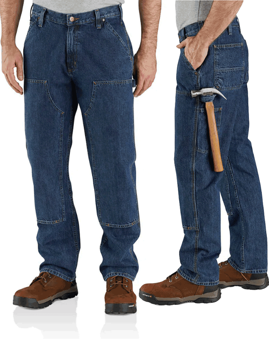 Double Front Denim Dungaree